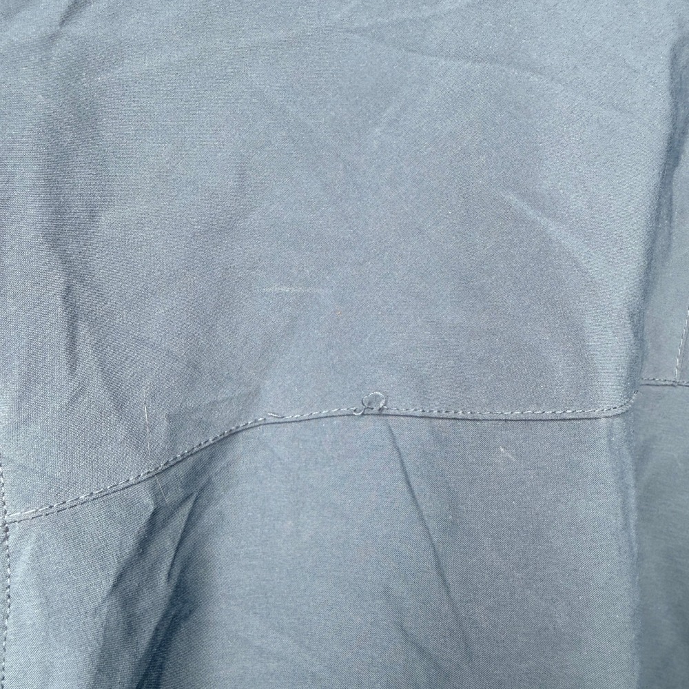 Free Fly Hooded Jacket Mens Large Blue Bamboo Blend Performance Windbreaker - Picture 12 of 12